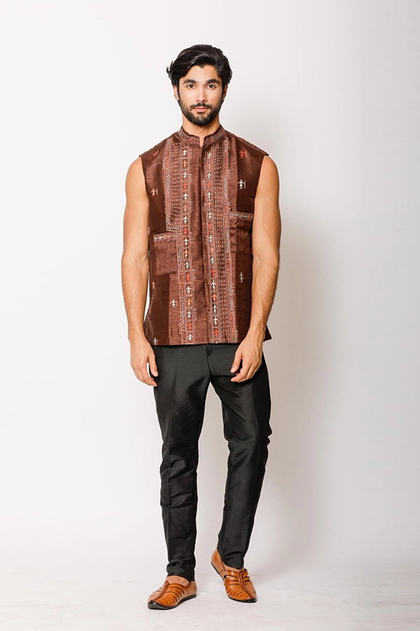 BENGAL RURAL ART KANTHA JACKET