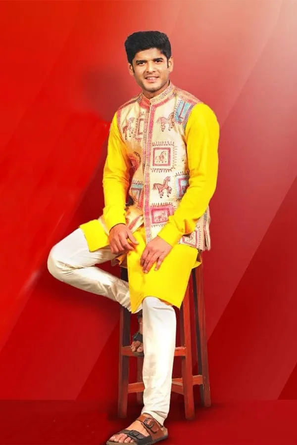 CLASSIC BENGAL ART HORSE HALF JACKET