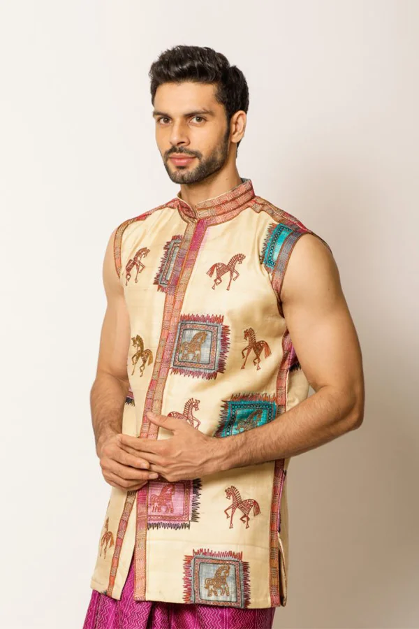 CLASSIC BENGAL ART HORSE HALF JACKET Hover