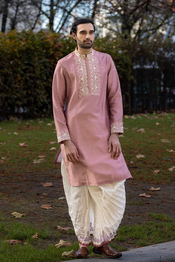 DUSTY PINK ETHNIC KURTA