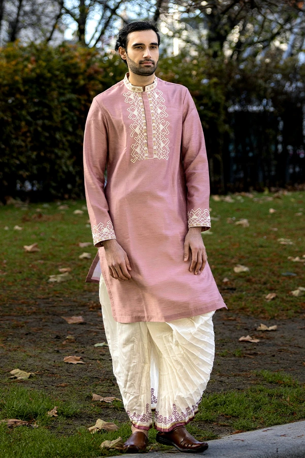 DUSTY PINK ETHNIC KURTA