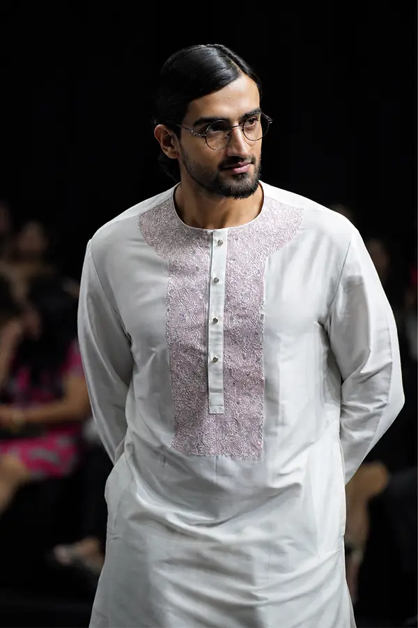 ETHNIC IVORY KURTA Hover