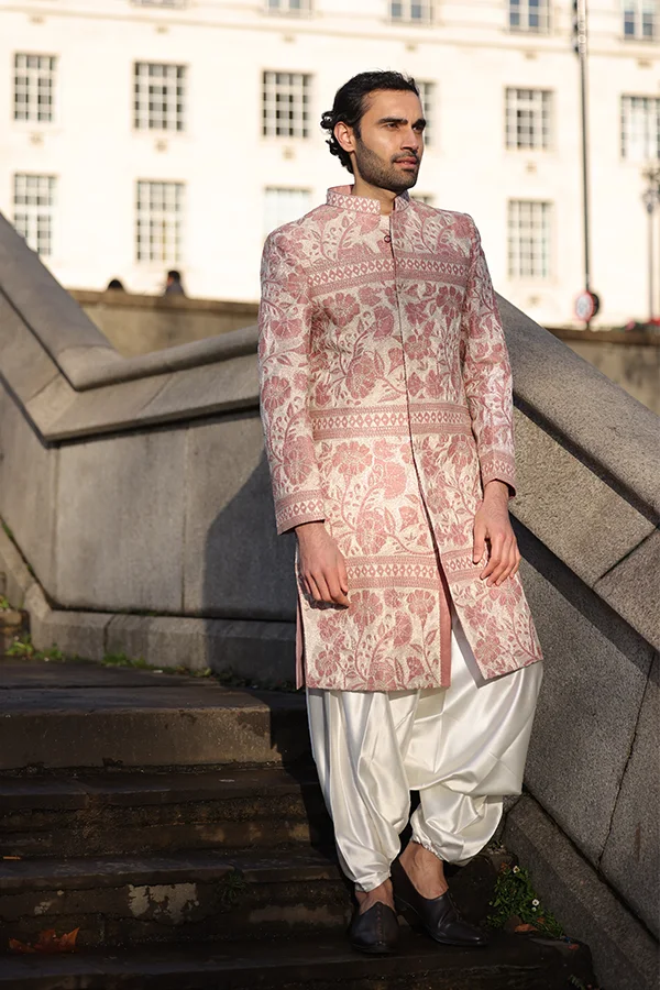 HERITAGE KANTHA SHERWANI SET