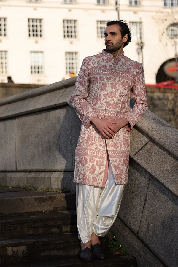 HERITAGE KANTHA SHERWANI SET Hover