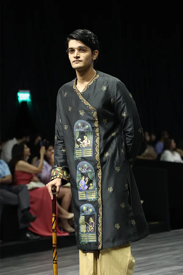 KALIGHAT FOLK ART HANDPAINTED ANGRAKHA Hover