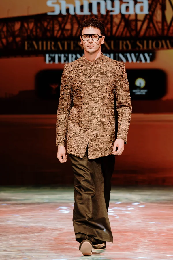 KOLKATA ZARDOSI DESIGNER BANDHGALA SET