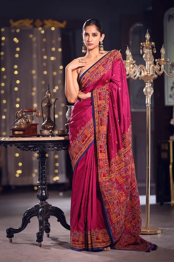 MAHAL || BOUGAINVILLEA ROYAL ART SAREE