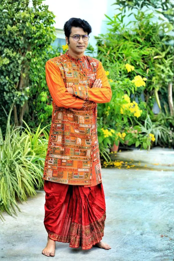 MUSTARD MINIATURE ART HANDCRAFTED ANGRAKHA