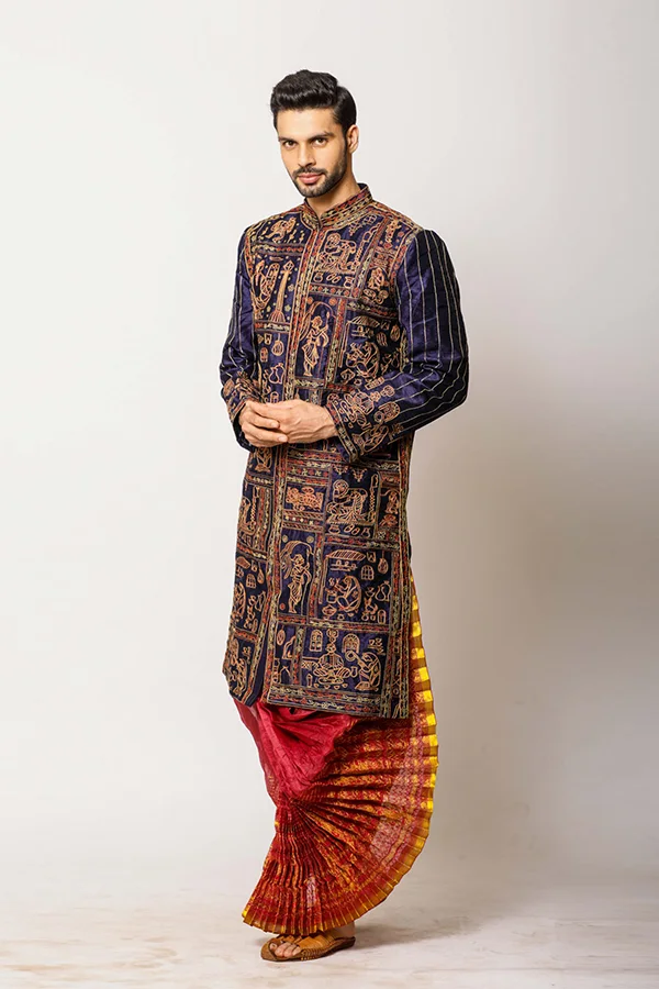 NAVY BLUE TIMELESS HOUSEHOLD ACHKAN