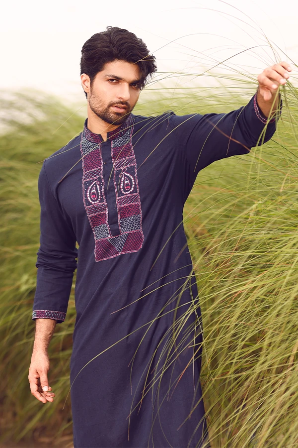 PAISLEY ELEGANT KANTHA KURTA