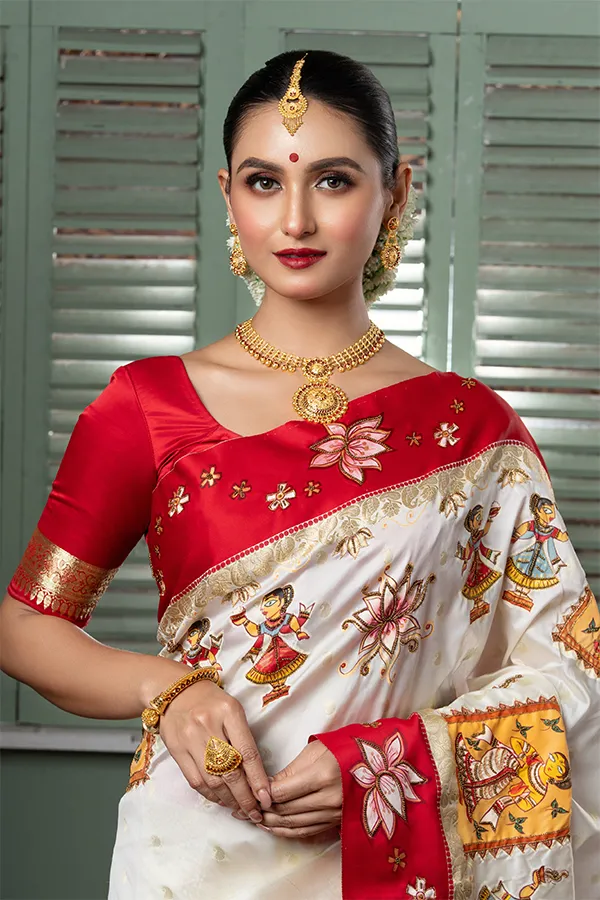SHEULI || GOROD TRADITIOANL PUJO AURA SAREE