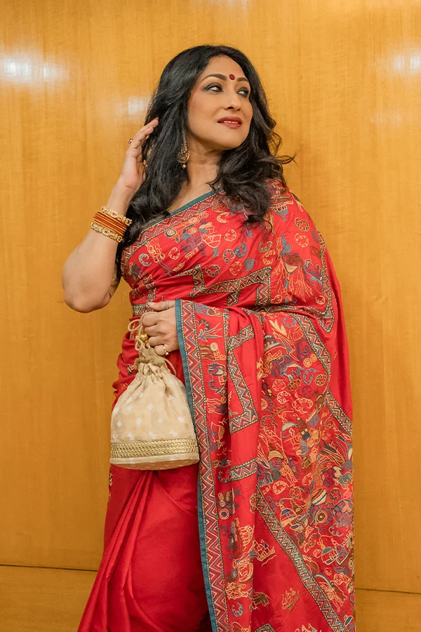 TILOTTOMA | VINTAGE KOLKATA EMBROIDERED SAREE