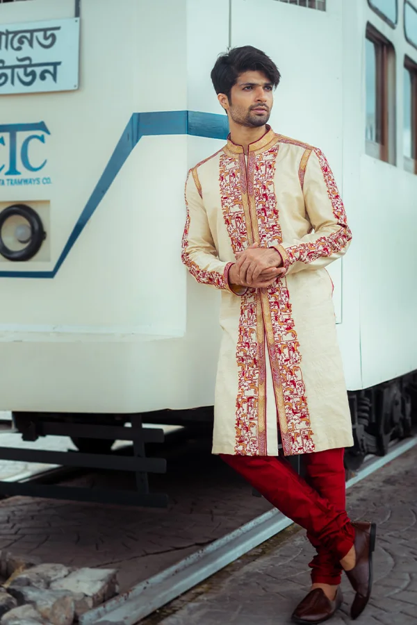 TUSSAR HANDCRAFTED FACES ACHKAN Hover