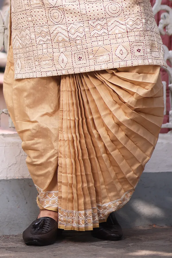 TUSSAR TANGLED ZIGZAG DESIGN