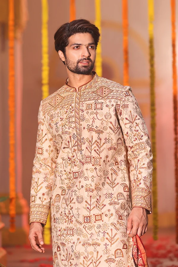 TUSSAR VILLAGE WEDDING CLASSIC KURTA