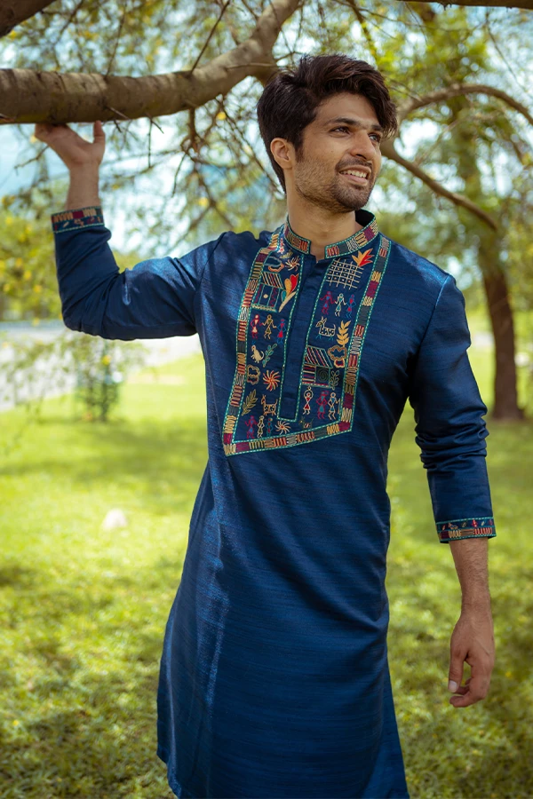WARLI FOLK ART CLASSIC  KURTA